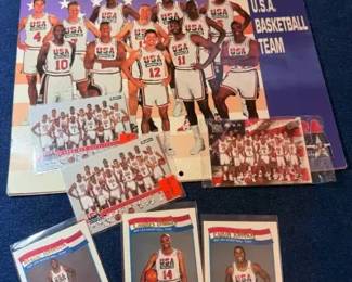 Trading cards USA team