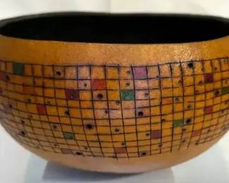 Decorative gourd bowl