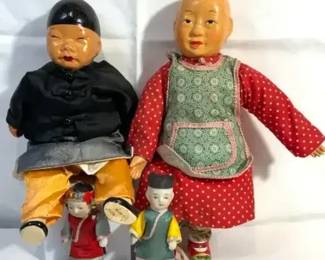 Vintage composite dolls