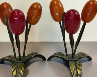 Bakelite salt and pepper shakers