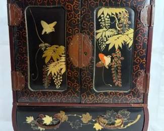 Table top asian cabinet