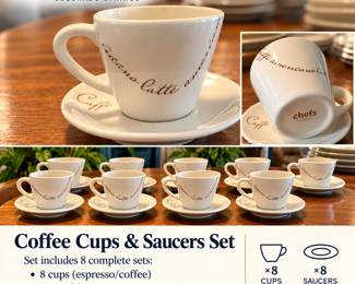 Blue Moon Coffee Cup Set