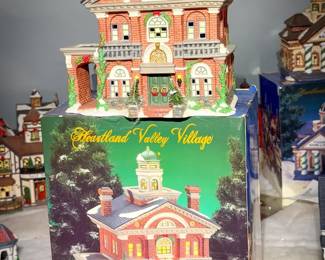 Village Porcelain Lighted Houses