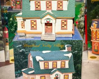 Village Porcelain Lighted Houses