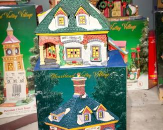 Village Porcelain Lighted Houses