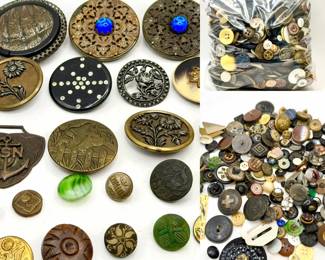 Vintage Button Mystery Lot