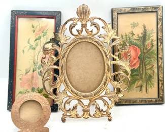 Vintage Decor & Frames Lot