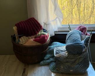 Knitting & Yarn Lot