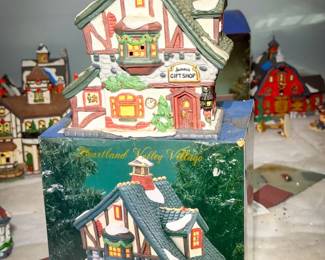 Village Porcelain Lighted Houses