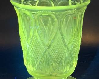 Antique US Glass Maryland Sugar Bowl (missing Lid)