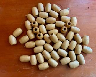 Bag of Large (1.5") Wooden Beads