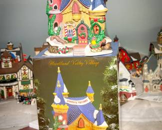 Village Porcelain Lighted Houses