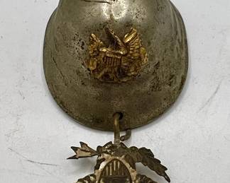 Spanish American War Period Spike Helmet — Imperfect
