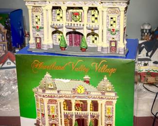 Village Porcelain Lighted Houses