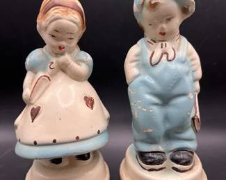 (2) Vintage Chalkware Figurines
