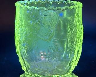 Cambridge Children’s Open Sugar Bowl Vintage Glass