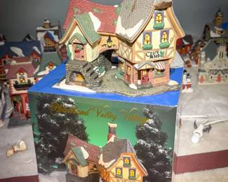Village Porcelain Lighted Houses