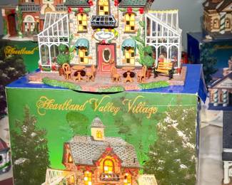 Village Porcelain Lighted Houses