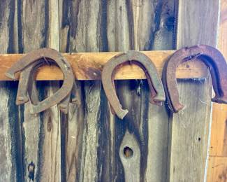 (7) Antique Horseshoes