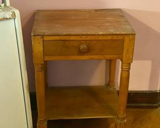 Vintage Wooden Nightstand