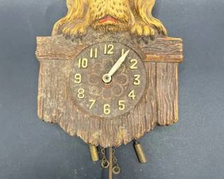 Lux Composition Dog Wall Clock — Imperfect