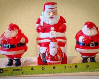 Vintage Plastic Santas