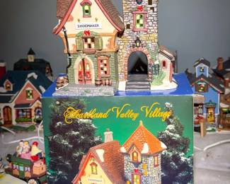 Village Porcelain Lighted Houses