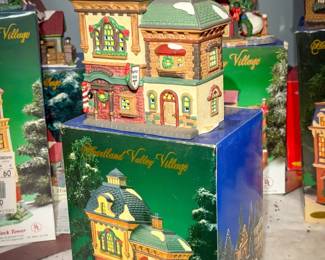 Village Porcelain Lighted Houses