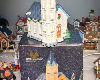 Village Porcelain Lighted Houses