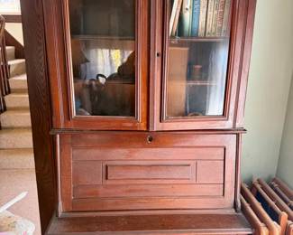 Antique Secretary Desk Cabinet