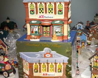 Village Porcelain Lighted Houses
