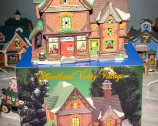 Village Porcelain Lighted Houses