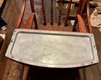 Antique Wooden High Chair