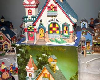 Village Porcelain Lighted Houses