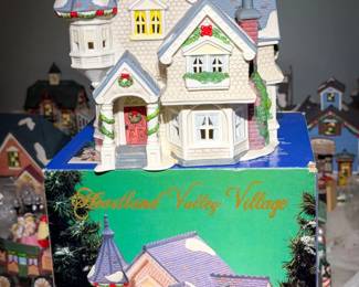 Village Porcelain Lighted Houses