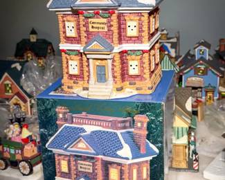 Village Porcelain Lighted Houses