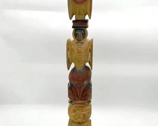 18 1/2” Handmade Totem Pole