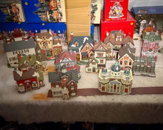 Village Porcelain Lighted Houses