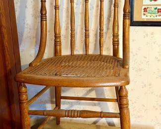 (4) Antique Spindle Back Chairs