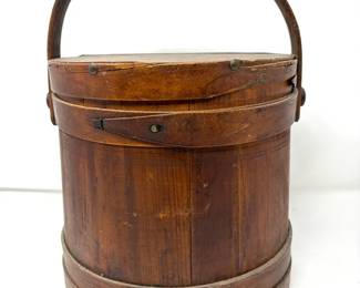 Antique Wooden Shaker Bucket