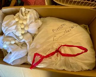 Box of Vintage Curtains