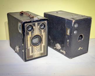 (2) Antique Kodak Cameras