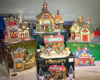 Village Porcelain Lighted Houses