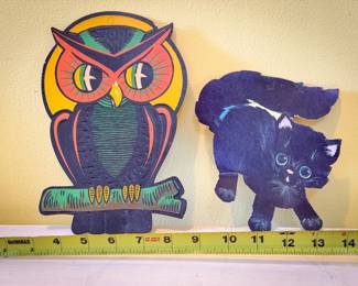 Vintage Halloween Paper Decor