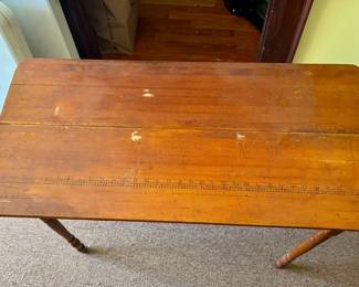 Antique Folding Sewing Table