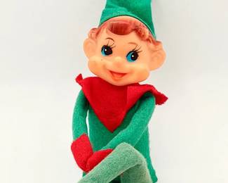 Vintage Elf Christmas Figurine