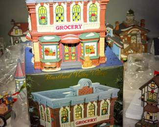 Village Porcelain Lighted Houses