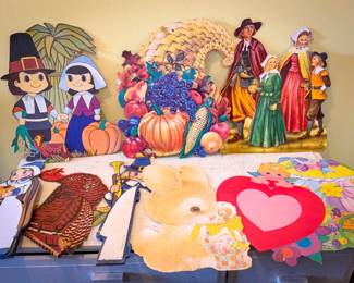 Vintage Holiday Paper Decorations