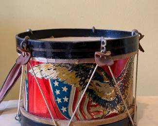 Vintage Calf Skin Head Toy Drum
