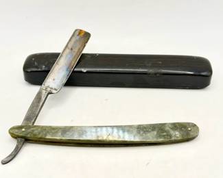Shumate’s Ben-Hur Straight Razor With Celluloid Handle